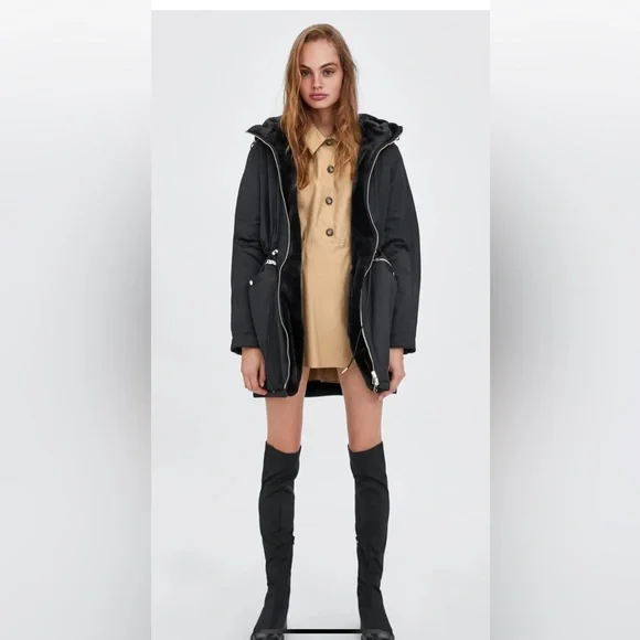 ZARA reversible women’s jacket, black, sizeXS